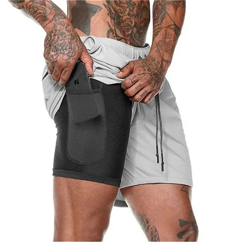Men's Double-Decker Sport Shorts | Perfect for Summer Fitness