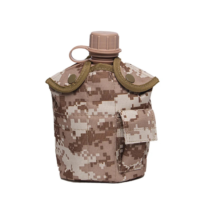 Large Capacity Military Canteen Bottle for Outdoor Adventures