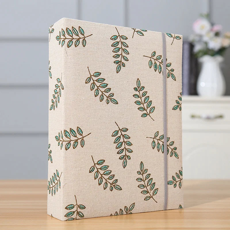 200pcs 6-inch Fabric Photo Album | Large Capacity Family Keepsake
