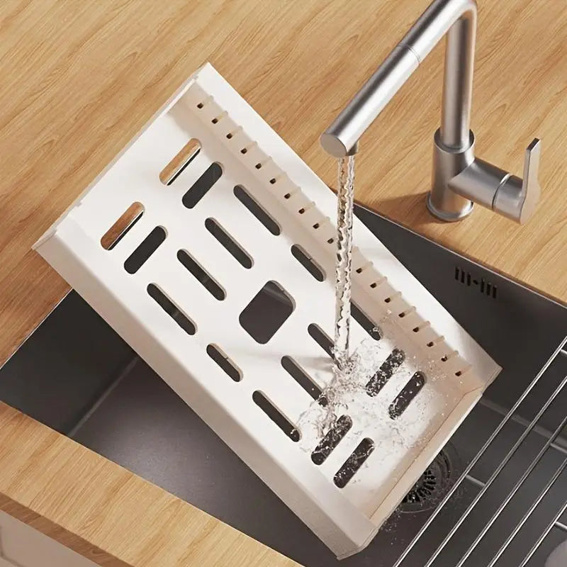 Expandable Kitchen Pot Pan Organizer | Adjustable Lid Storage