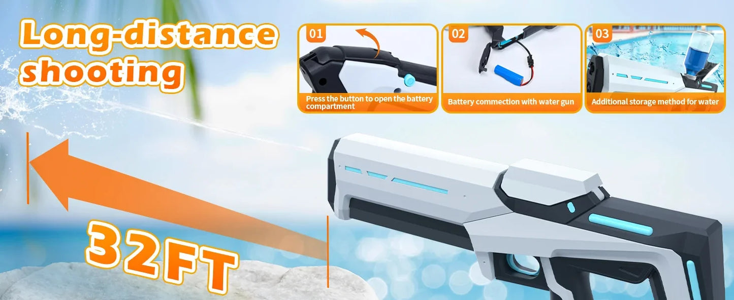 Electric Water Gun Toy | Fun Summer Blaster for Kids & Adults