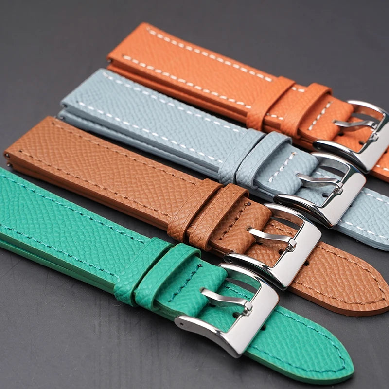 Calfskin Leather Watch Strap | Quick Release, Handmade Design