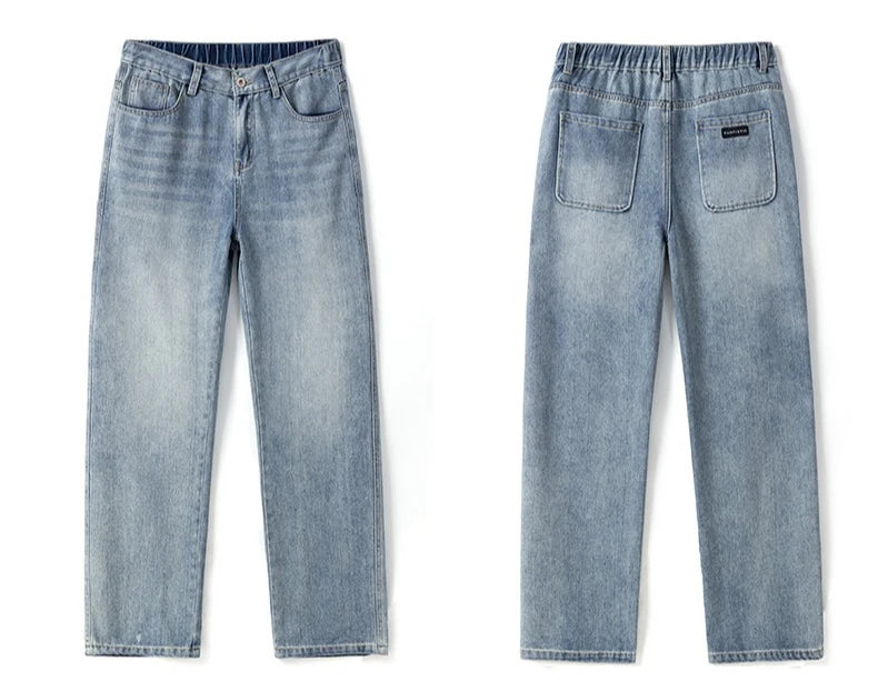 Men's Loose Vintage Casual Straight Jeans | Effortless Style