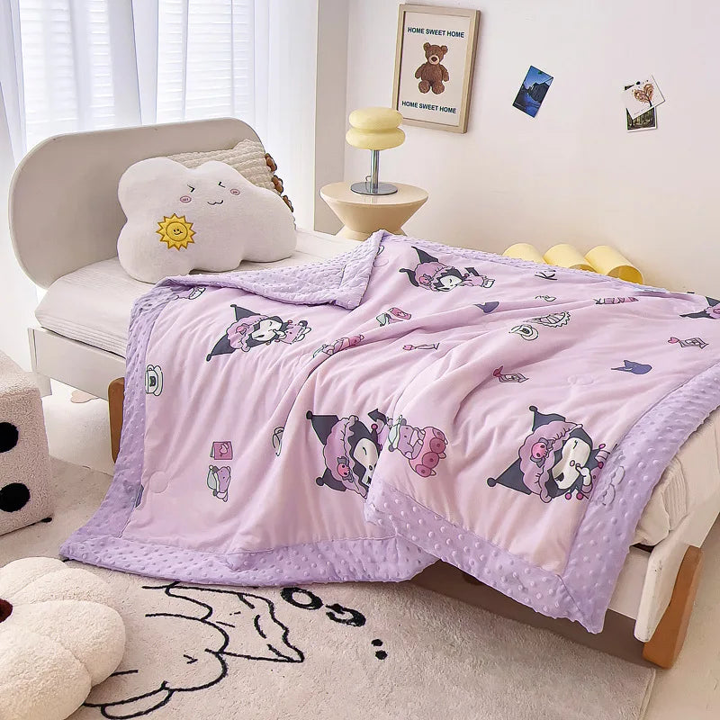Cartoon Summer Quilt for Kids | Cooling Sensation Blanket