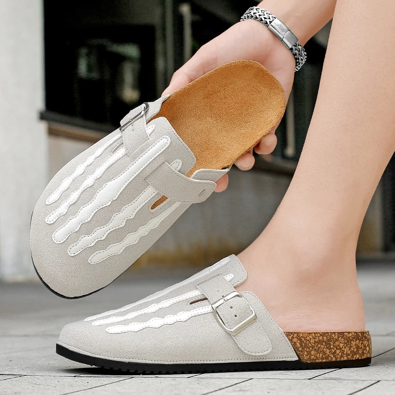 Men's Cork Clogs with Arch Support | Comfortable Indoor Footwear