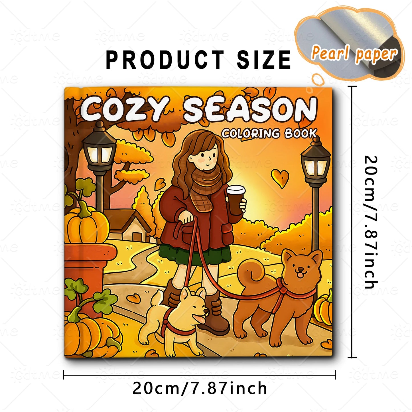 Adult Coloring Book for Relaxation | Cozy Season Designs