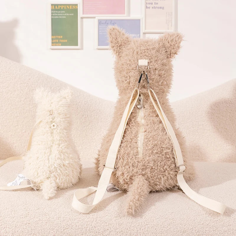 Cute Plush Dog Sling Bag | Adorable Shoulder Purse for Kids