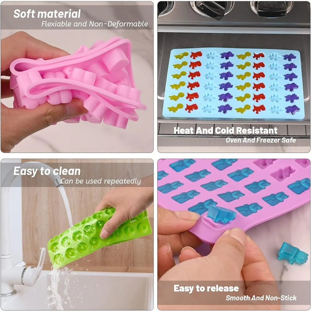 DIY Candy Silicone Moulds Set | Create Fun Gummy Treats at Home