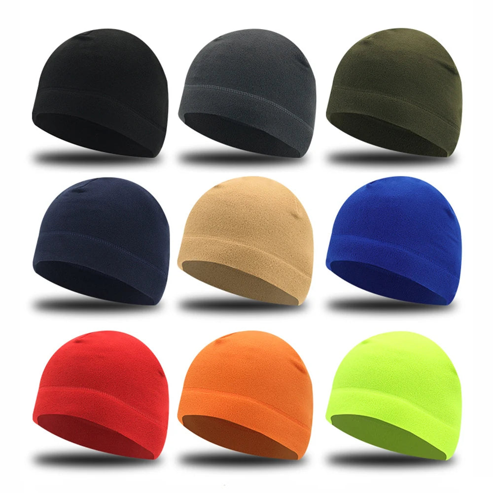 Unisex Thick Fleece Winter Beanie with Ear Flaps | Thermal Ski Cap