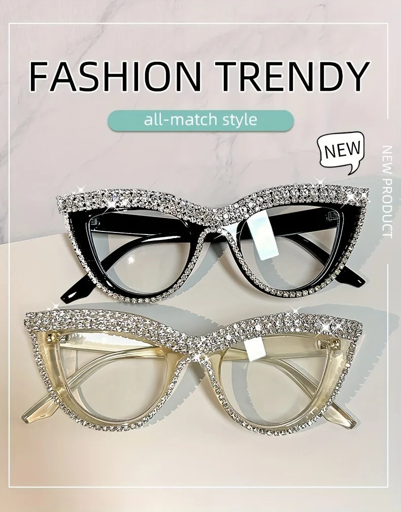Elegant Cat Eye Reading Glasses | Blue Light Blocking Design