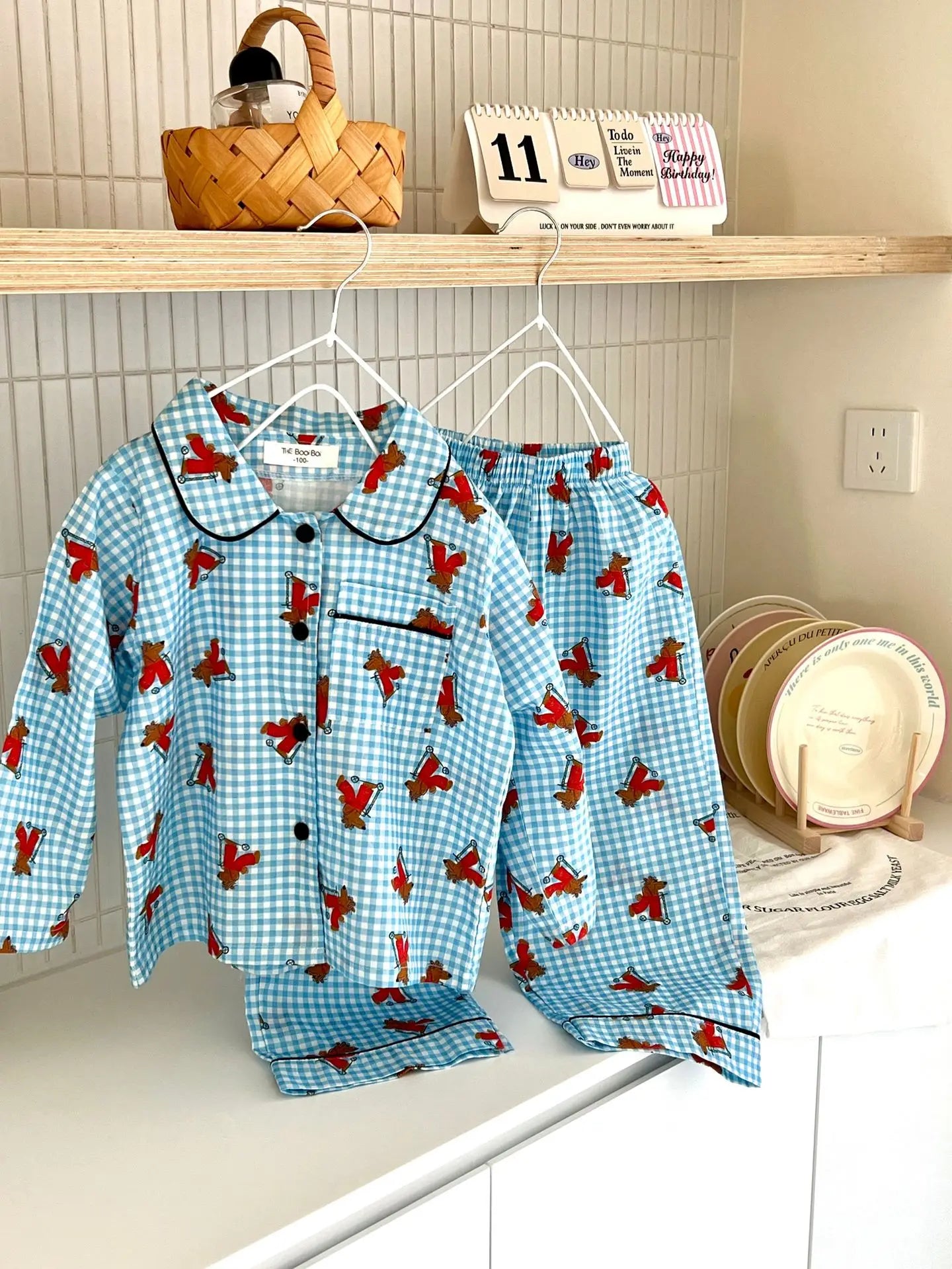 Spring Children's Cartoon Homewear Outfits | Cute Pajamas Set