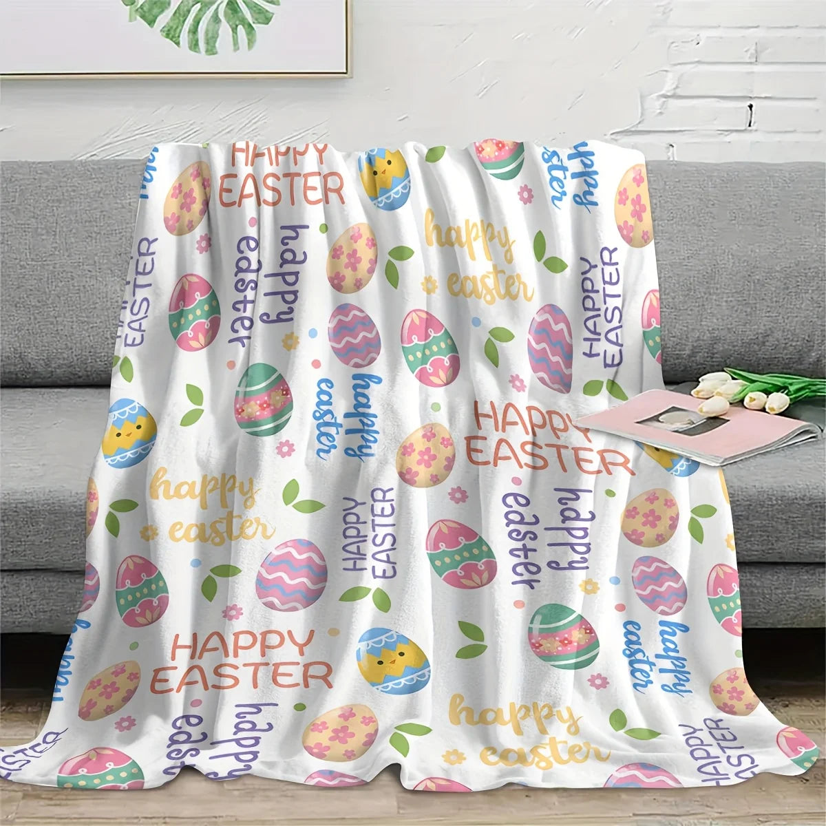 Easter Decorative Blanket | Soft Throw for Home & Gifts