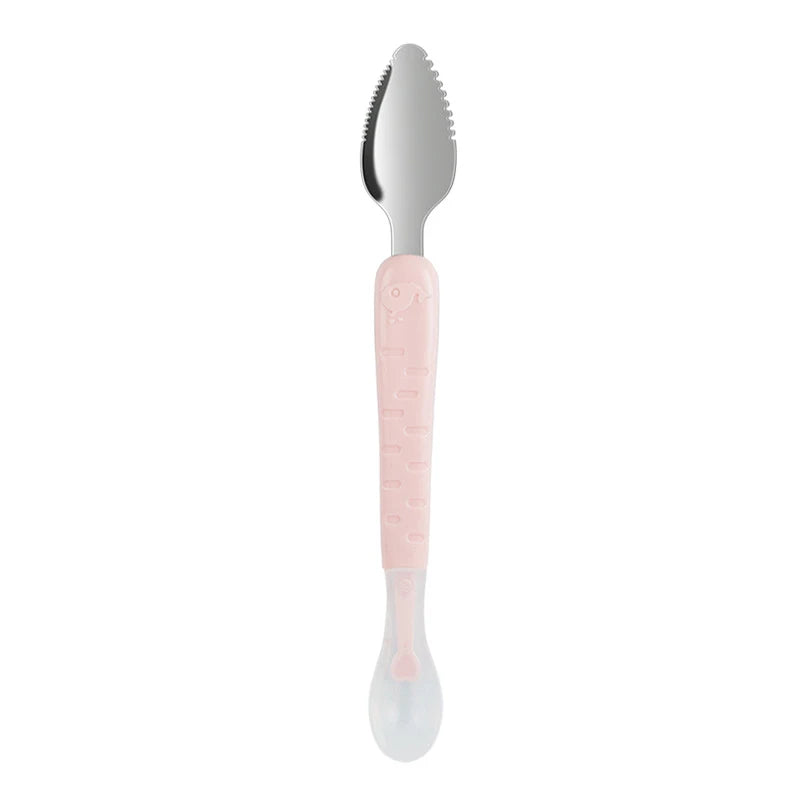 Dual-Head Baby Food Scraper Spoon | Essential Feeding Tool