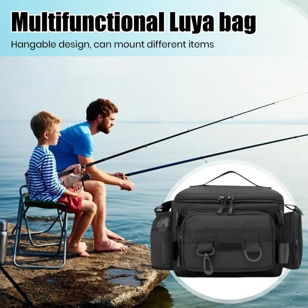 Portable Fishing Tackle Shoulder Bag | Multi-Purpose Outdoor Storage