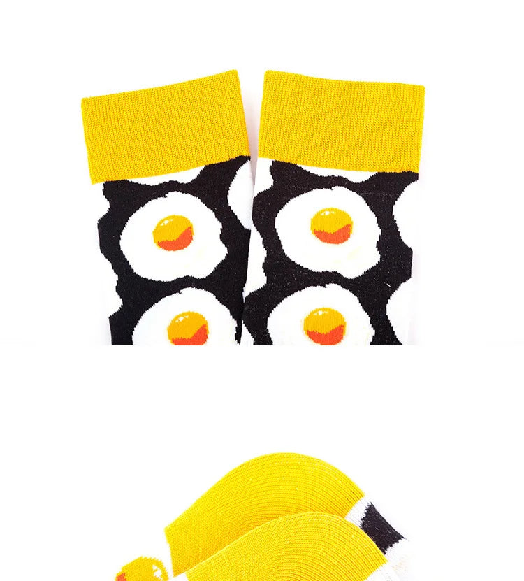 Unisex Combed Cotton Hip Hop Socks | Trendy & Fun Fashion
