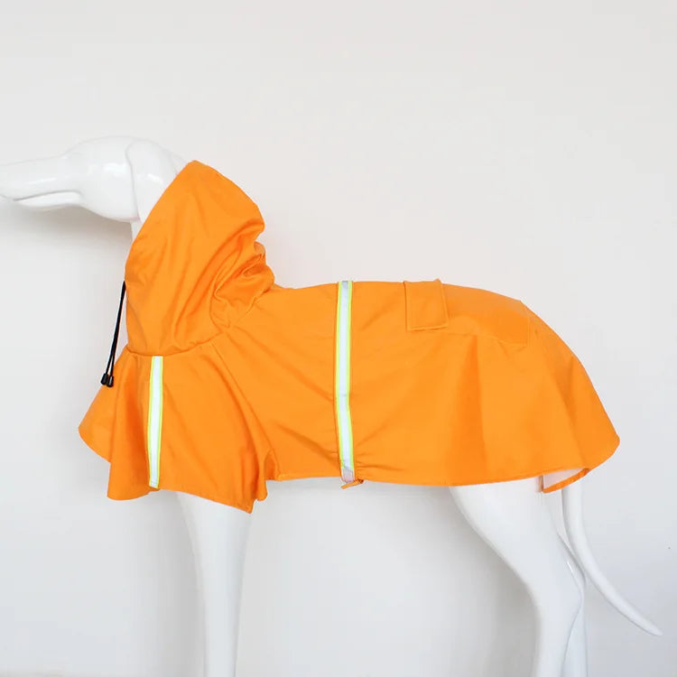 Large Dog Raincoat | Waterproof Reflective Cloak for Pets