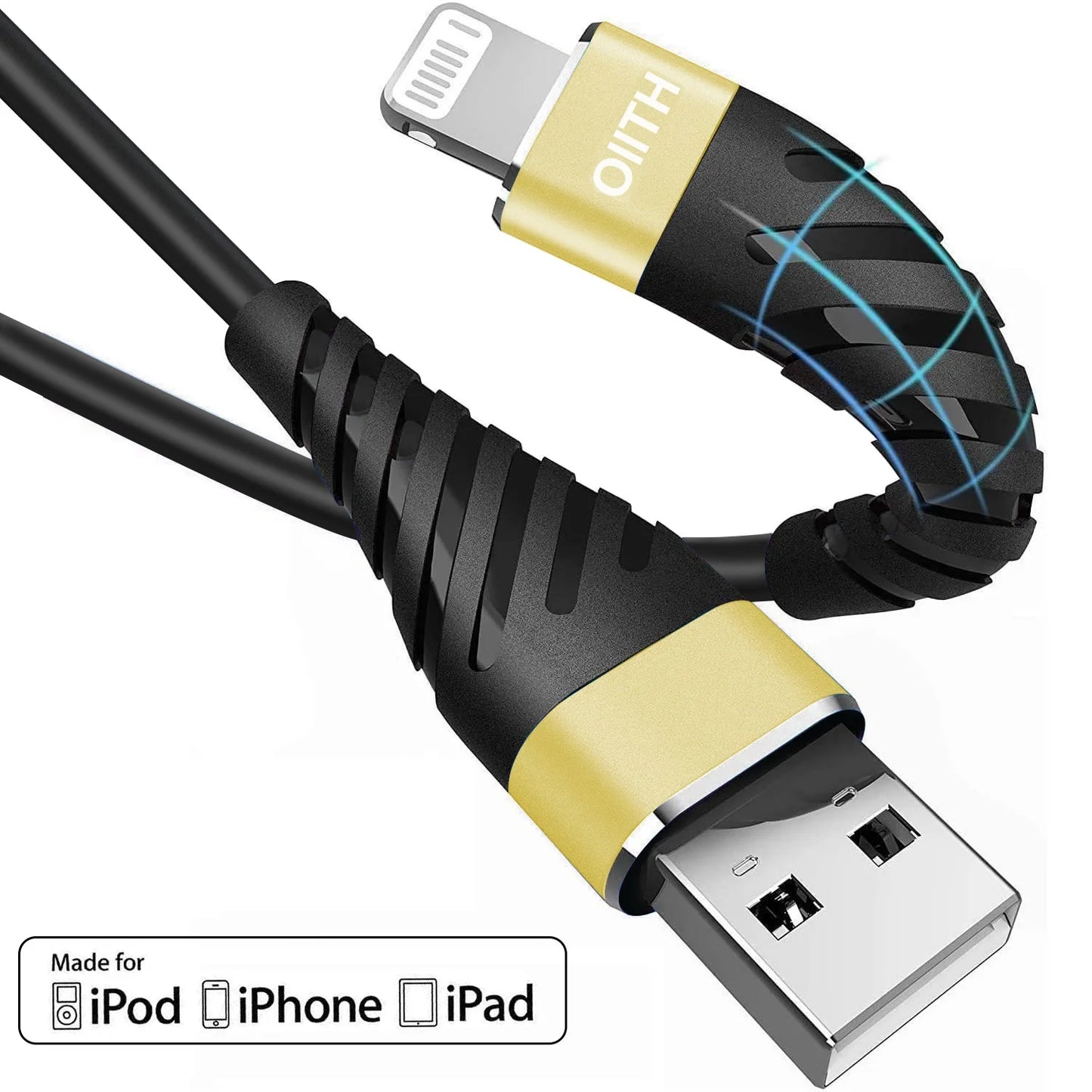Fast Charging USB Cable | 3A for iPhone and iPad | 2m Length