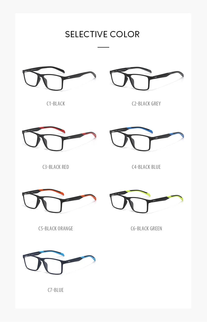 Ultralight Retro Eyeglasses Frames | Stylish Unisex Specs