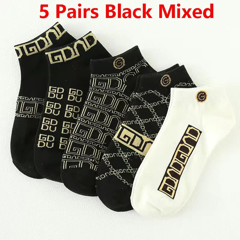 Men's Winter Ankle Socks | Breathable Low-Cut Fashion Socks