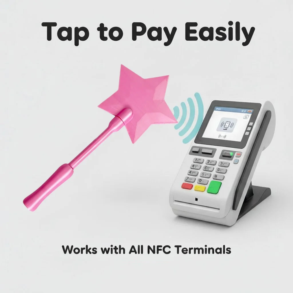 Contactless Payment Card Holder Wand | Fun Tap to Pay Accessory