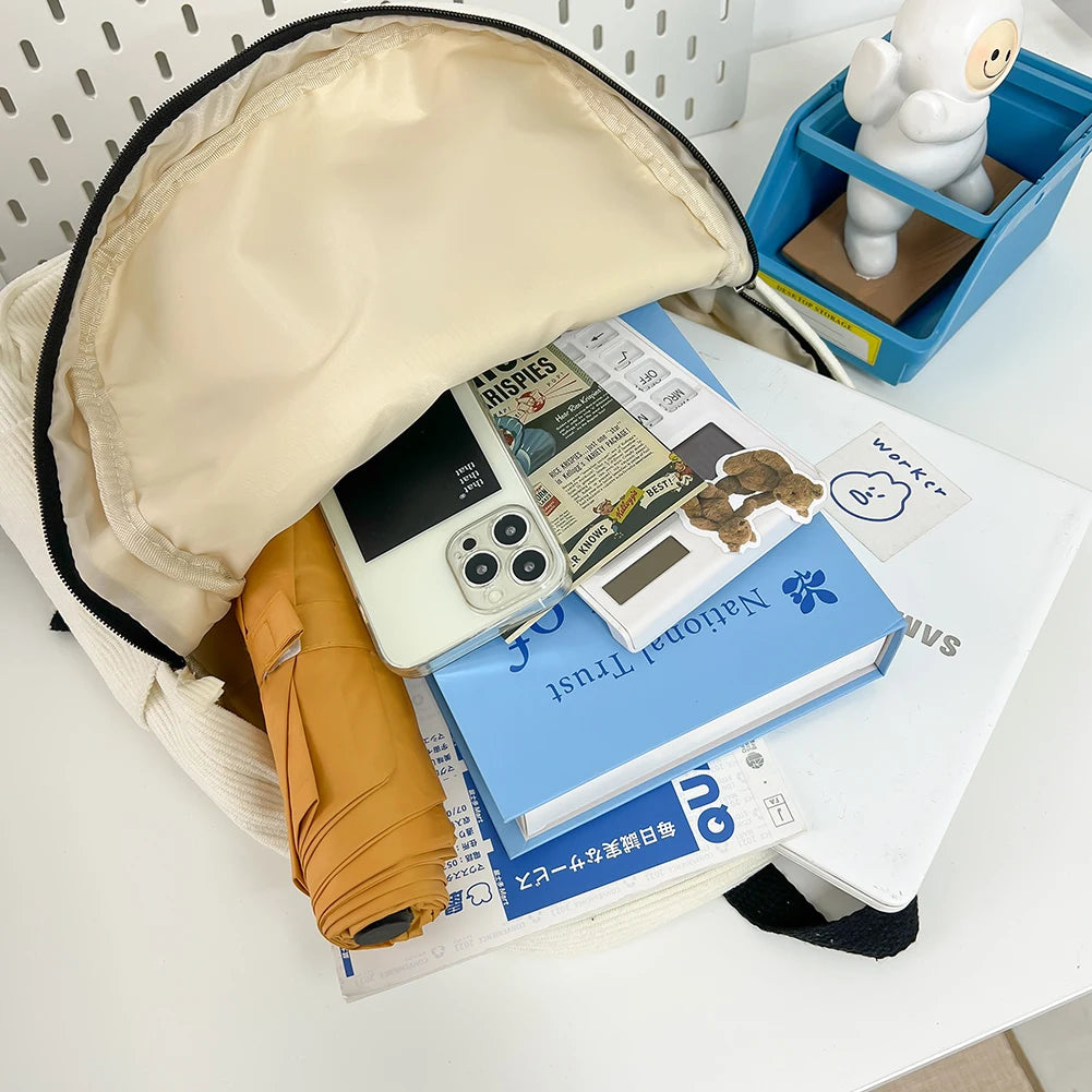 Cute Bowknot Aesthetic Backpack | Trendy School & Travel Bag