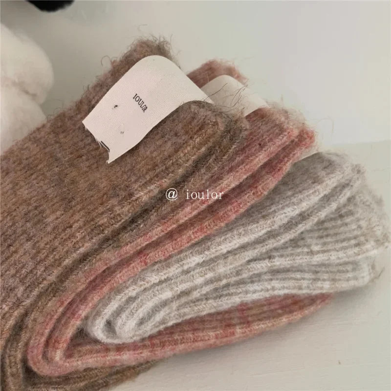 Warm Long Wool Cashmere Thermal Socks for Women | Cozy Comfort
