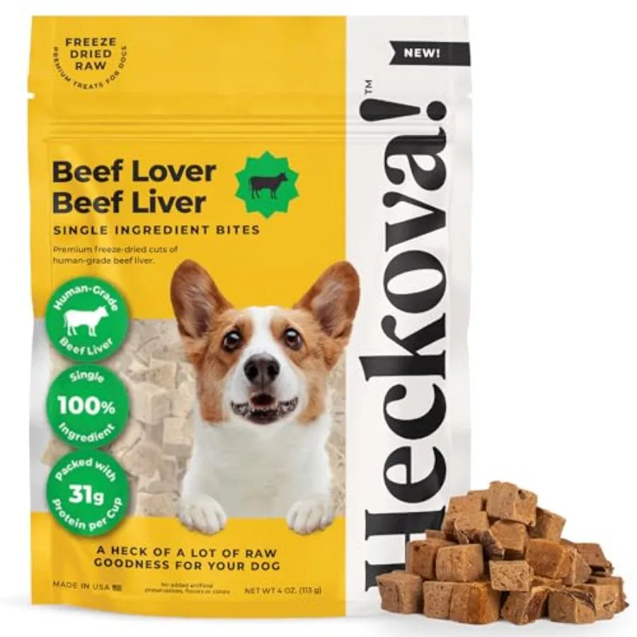 Freeze Dried Beef Liver Dog Treats | Single Ingredient Training Bites