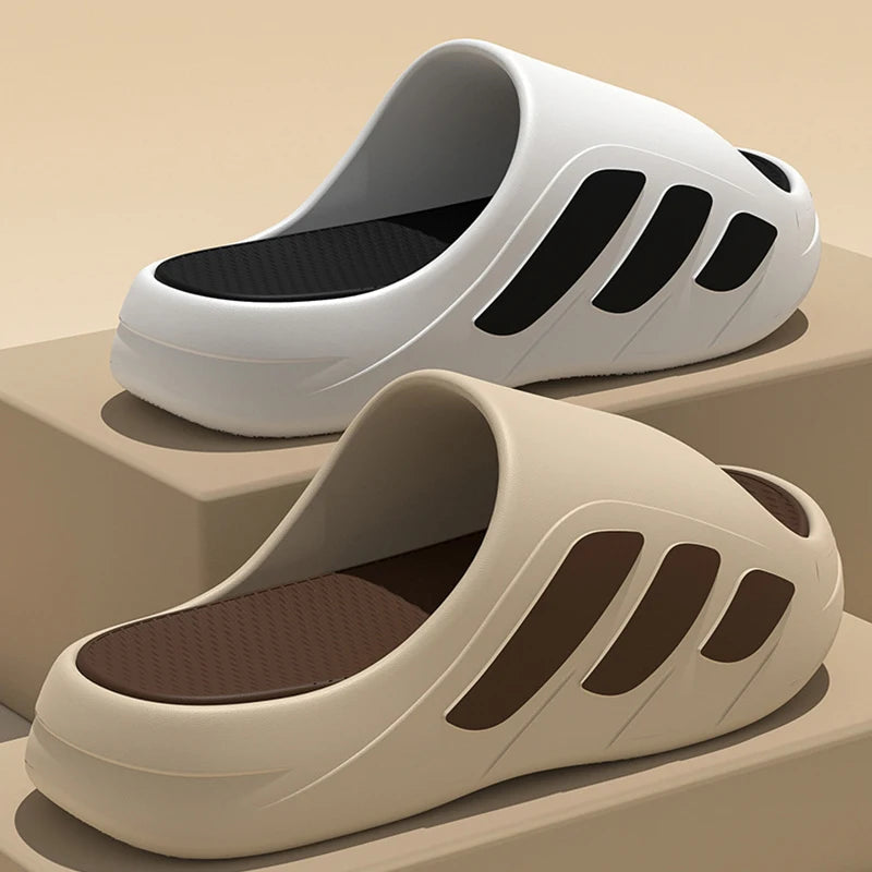 Men's High Aesthetic Anti-Slip Beach Slippers | Comfortable Slides