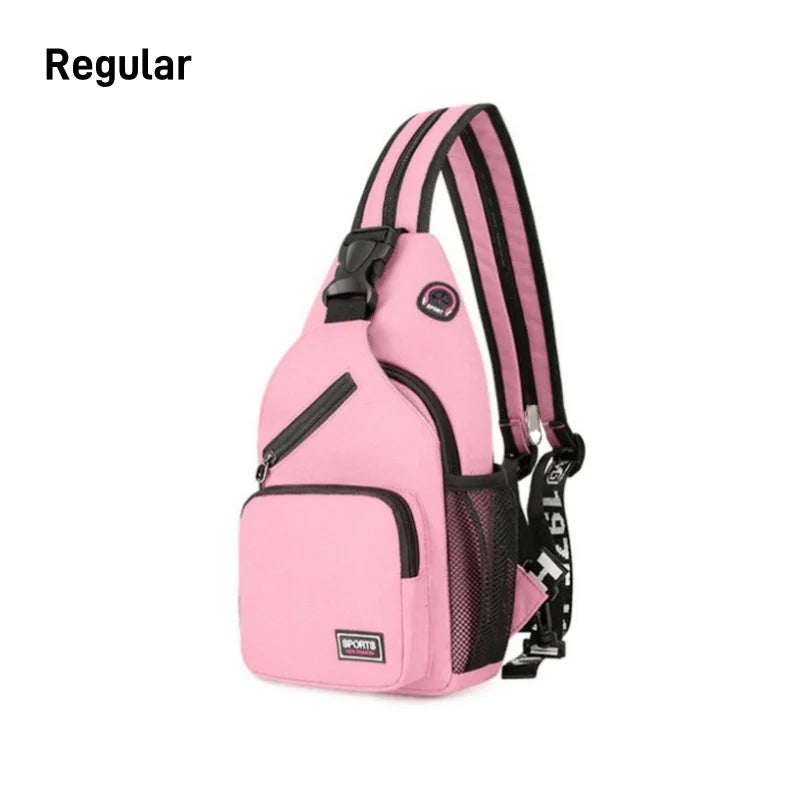 Adjustable Women's Chest Bag | Versatile Small Sports Backpack