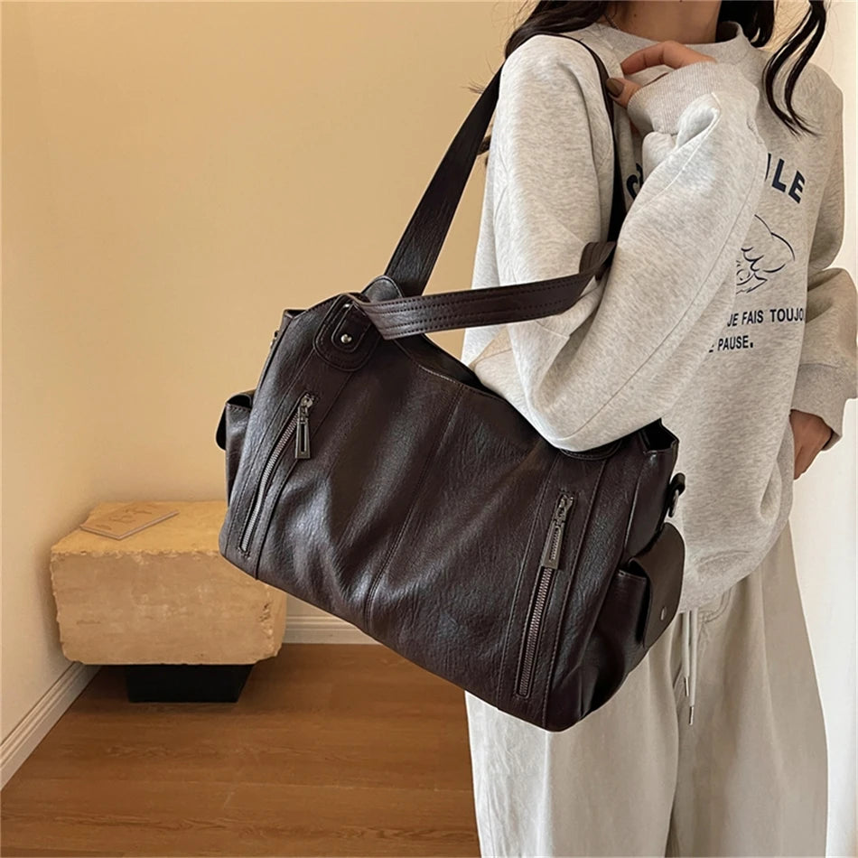 Stylish Large Capacity Shoulder Handbag | Versatile Tote Bag for Women