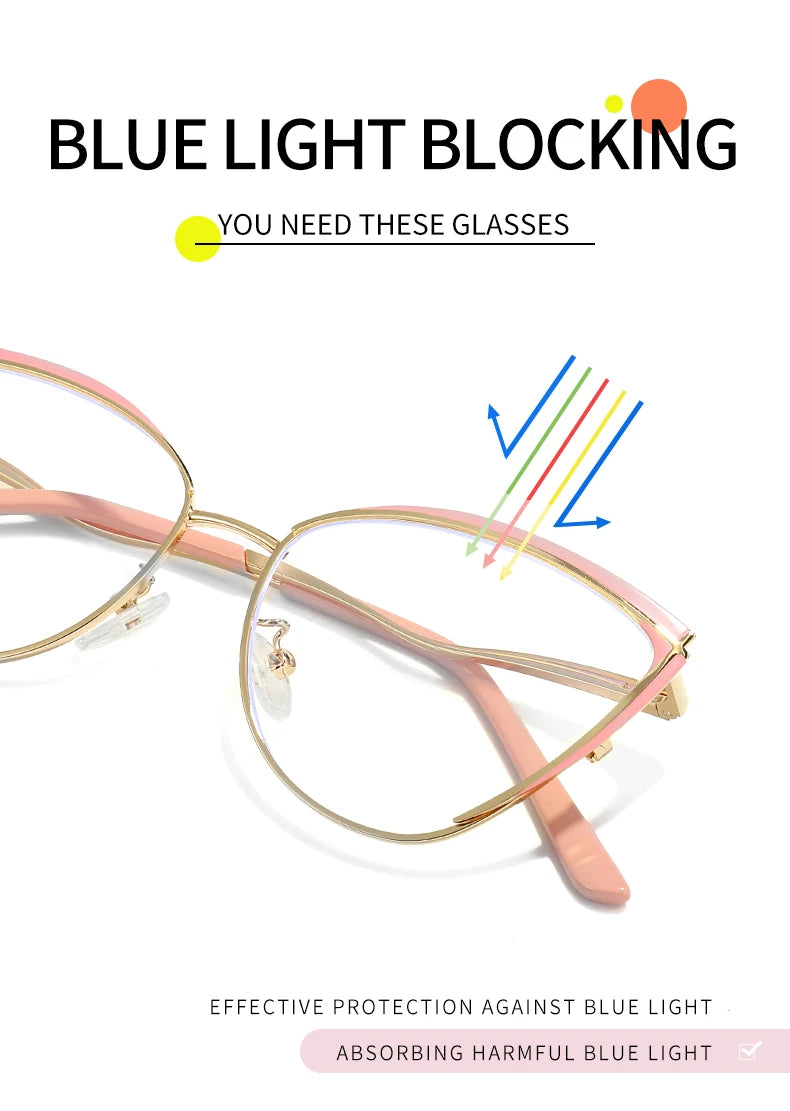 Personalized Cat Eye Glasses for Women | Customizable Style & Comfort