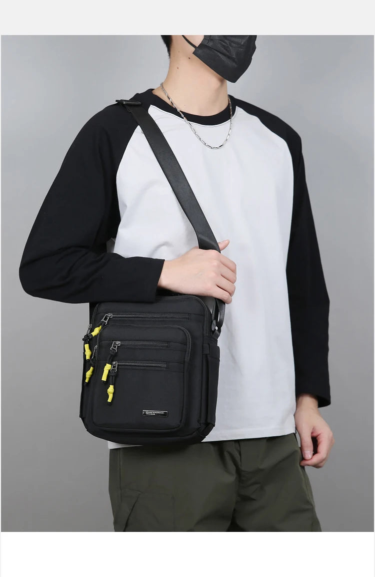 Bandolera de viaje multifuncional para hombre | Elegante y duradera