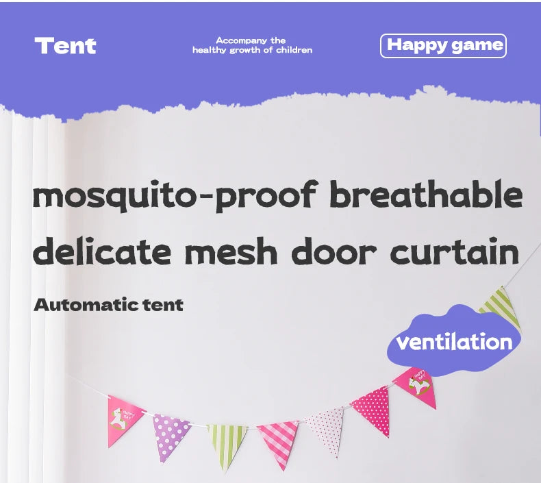 Children's Foldable Game Tent | Portable Indoor/Outdoor Fun