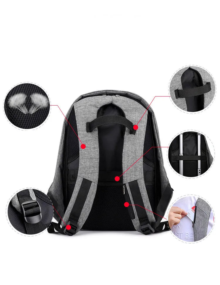 Anti-Theft Laptop Backpack | Versatile Travel Rucksack for Students