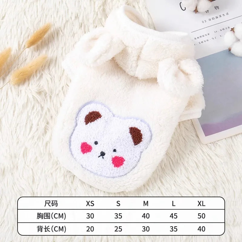 Thickened Fluffy Cotton Coat for Kittens | Warm Winter Jacket