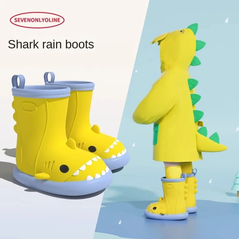 Children's Waterproof Cartoon Rain Boots | Non-Slip Water Shoes