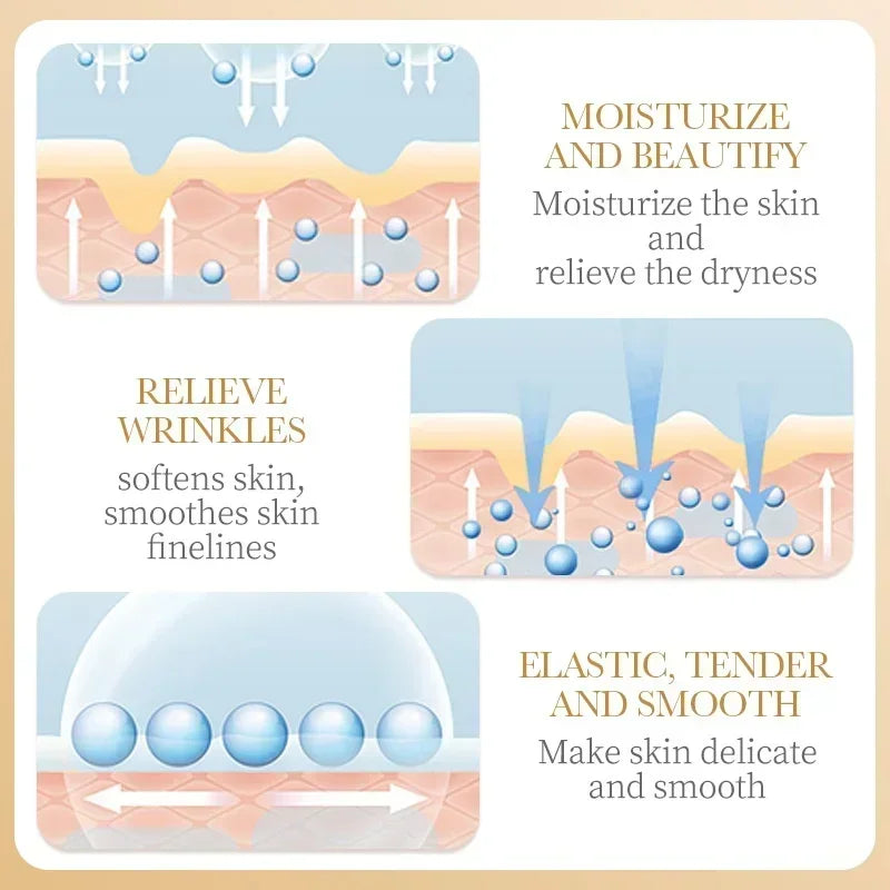 10pcs Collagen Anti-Aging Face Masks | Moisturizing & Revitalizing