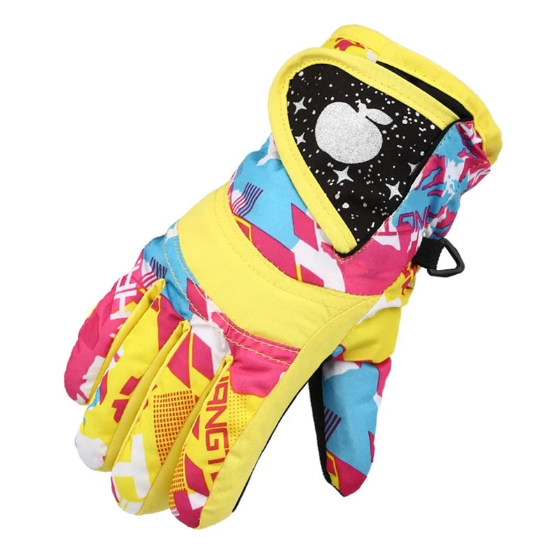 Winter Warm Snowboarding Ski Gloves for Kids | Waterproof & Breathable