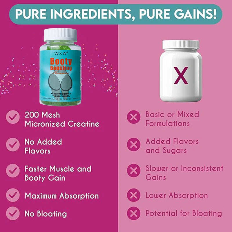 Hip Lifting Maca Soft Candy for Buttocks Enhancement