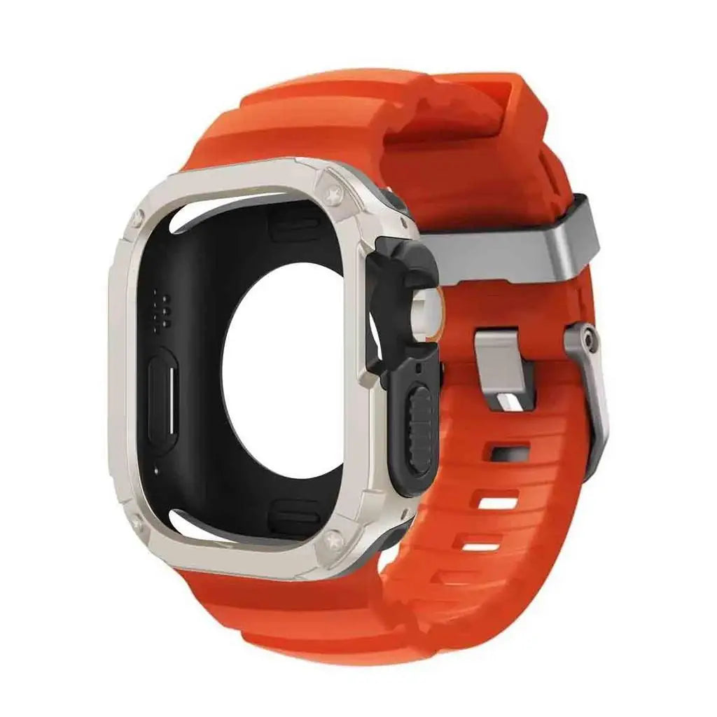 Waterproof Silicone Strap and Case for Smartwatches | Durable & Stylish