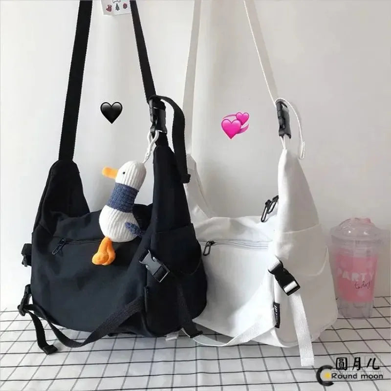 Stylish Canvas Messenger Bag | Versatile & Spacious Travel Companion