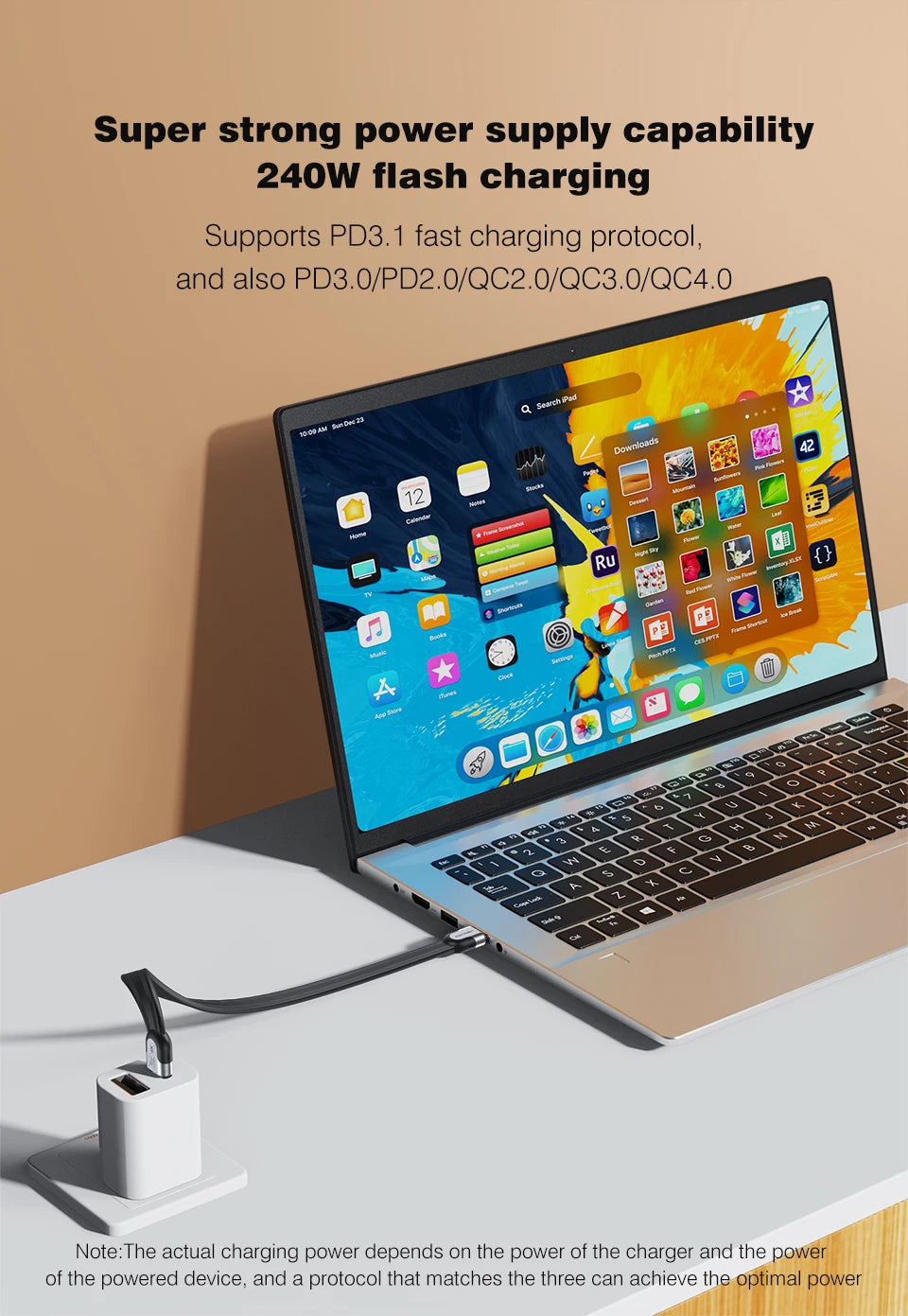 20Gbps USB-C Data Cable for Fast Charging & Data Transfer