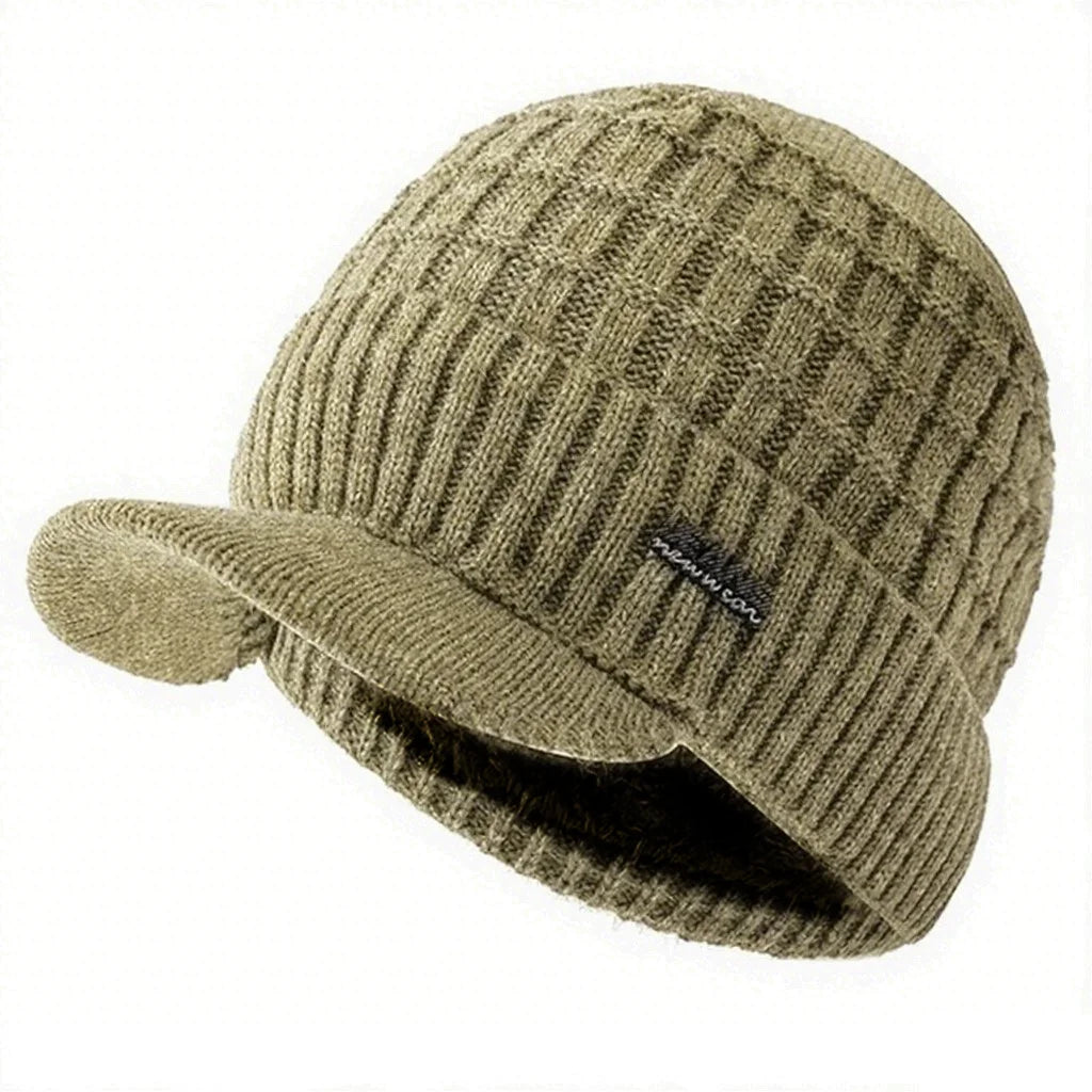Unisex Plush Fleece Lined Beanie Hat | Warm Winter Cap for All