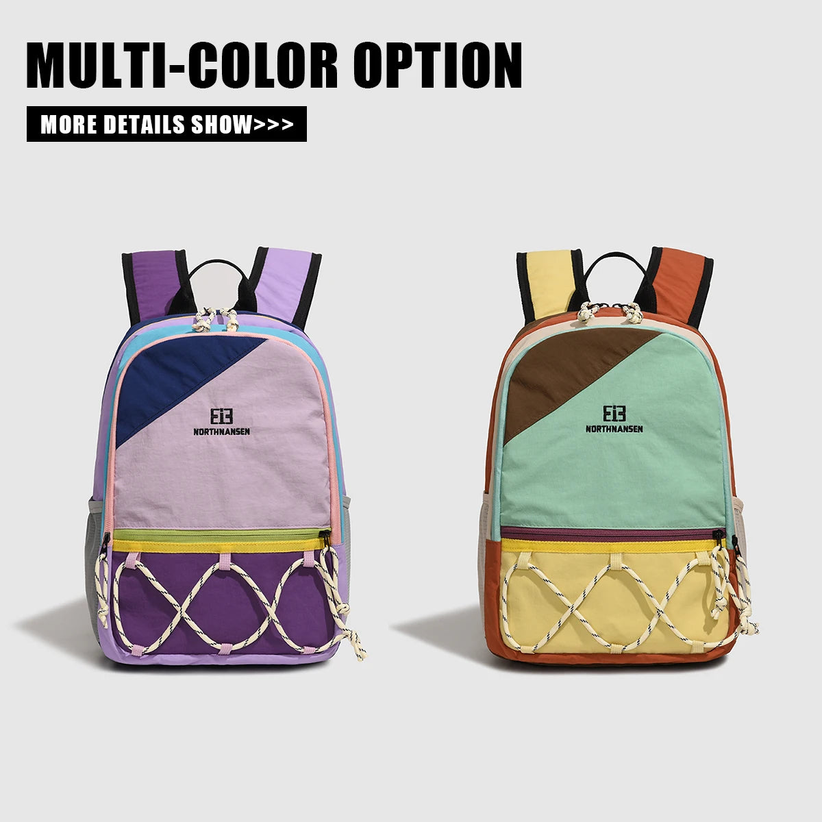 Japanese-Style Travel Ultra-Light Backpack, Niche Korean-Style Ins Outdoor Camping Backpack, Niche Brand Backpack for Women