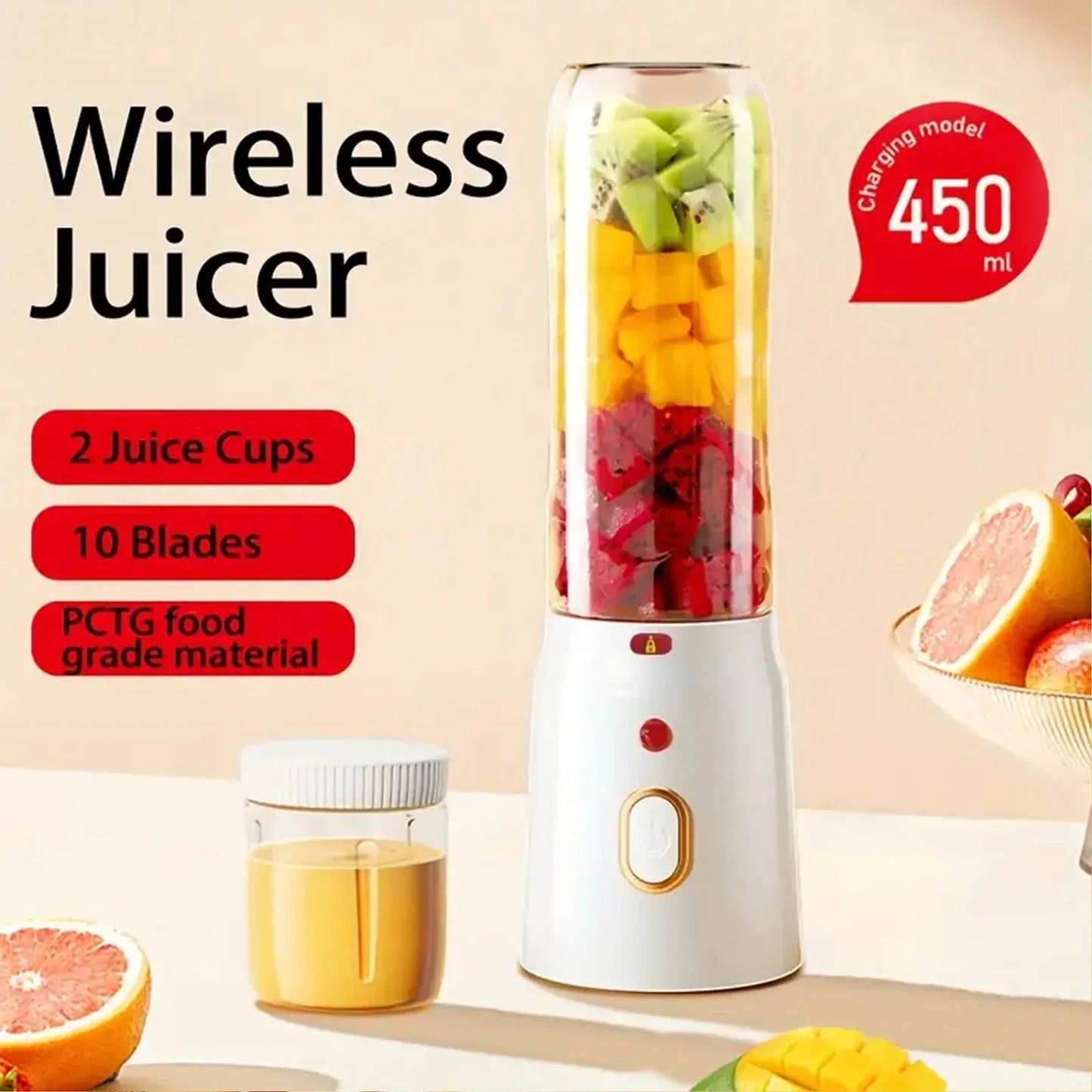 Portable USB Rechargeable Baby Food Maker | Blend Nutritious Meals