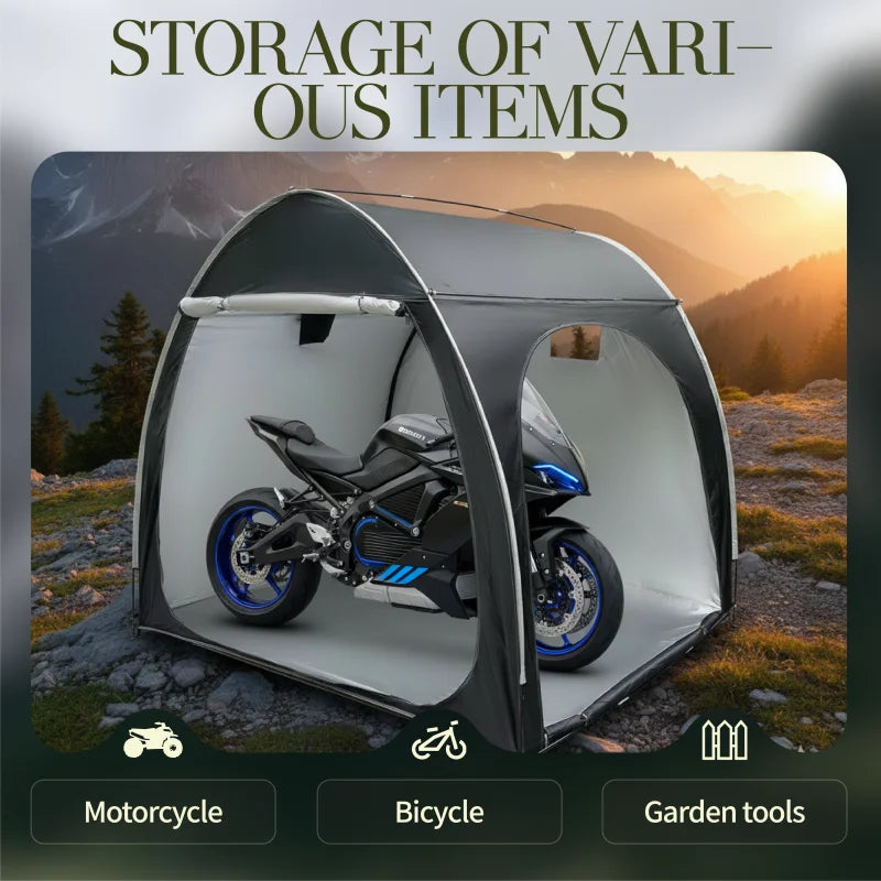 Portable Thickened Oxford Cloth Bike Shelter | Versatile Outdoor Tent