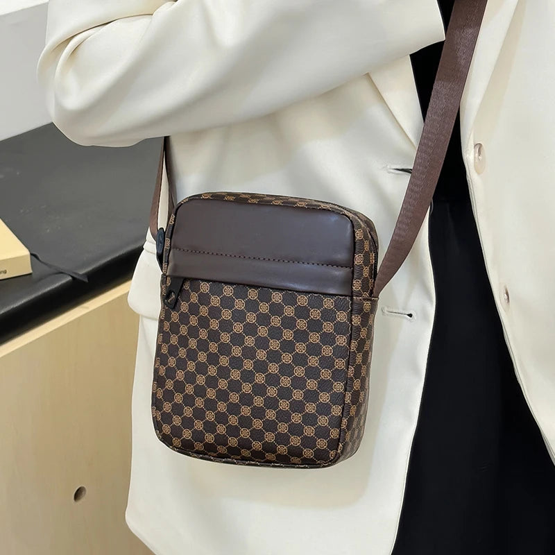 Multi-Color Patterned Adjustable-Strap Lightweight Bag for Daily Use