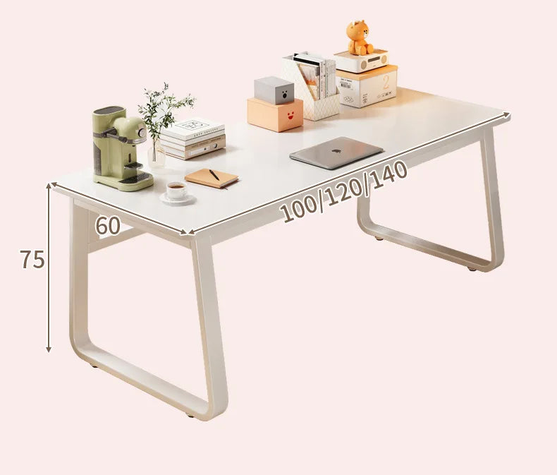 Durable White Computer Desk | Modern Makeup and Workstation