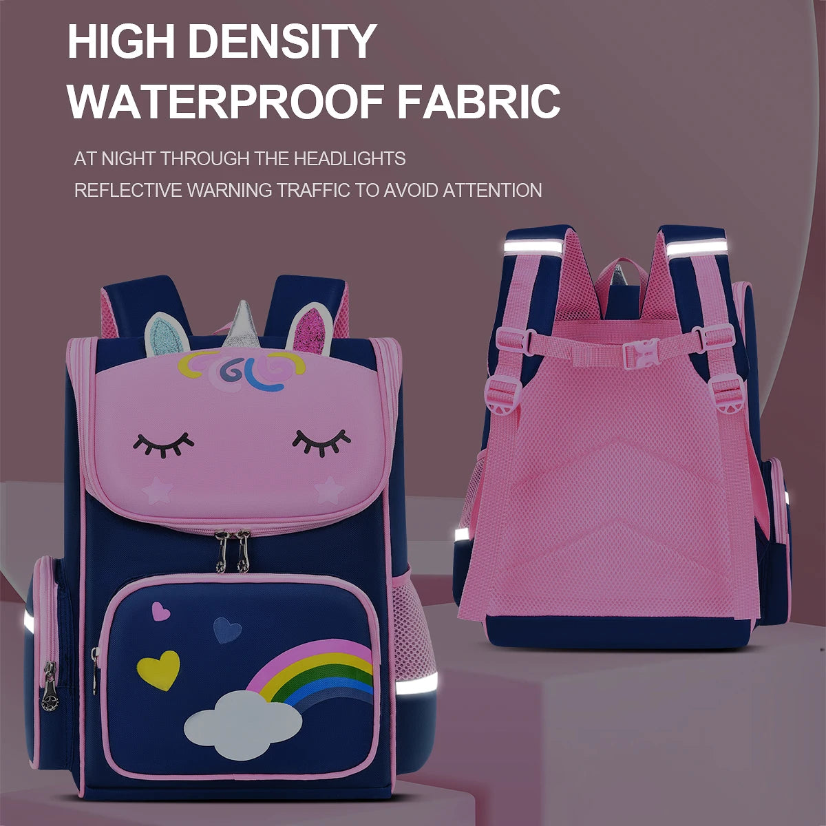 Cute Unicorn Backpack for Kids | Ideal School Bag for Grades 1-6