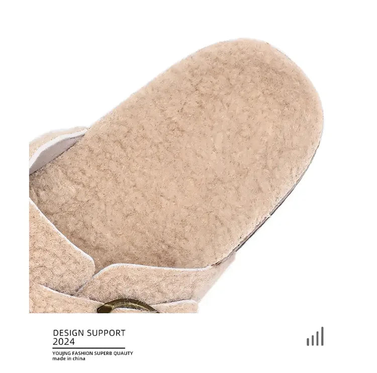 Cozy Unisex Plush Cotton Slippers | Non-Slip Winter House Shoes